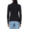 imageNautica Womens Long Sleeve Solid Turtleneck ShirtBlack