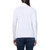 imageNautica Womens Long Sleeve Solid Turtleneck ShirtBright White