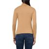 imageNautica Womens Long Sleeve Solid Turtleneck ShirtTigers Eye