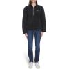 imageNautica Womens Mockneck Fleece Sweater PulloverBlack