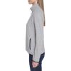 imageNautica Womens Mockneck Zip Up Fleece JacketStorm Heather Grey