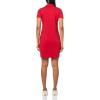 imageNautica Womens Short Sleeve Solid Scalloped Trim Polo DressSamba