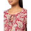 imageNautica Womens Short Sleeve Tie Front Knit TopSamba Multi