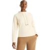 imageNautica Womens Long Sleeve Mock Neck Pullover SweatshirtWhite Swan