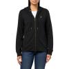 imageNautica Womens Solid Zipper Long Sleeve Hoodie SweatshirtBlack