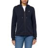 imageNautica Womens Solid Zipper Long Sleeve Hoodie SweatshirtNight Sky