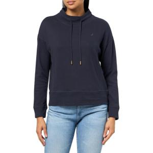 imageNautica Womens Long Sleeve Mock Neck Pullover SweatshirtNight Sky