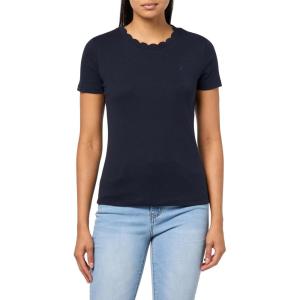 imageNautica Womens Solid Short Sleeve Crew Neckline TShirtNight Sky