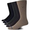 imageNautica Mens Dress Socks  5 Pack Breathable Comfort Stretch CrewLength Work Socks for Men for Business Formal Wear 6125Assorted Rib