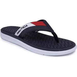 imageNautica Mens Flip Flop Beach Sandal Boat Slide Water SlippersAmericananeale