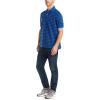 imageNautica Mens Classic Fit 100 Cotton Soft Short Sleeve Stripe Polo ShirtBright Cobalt 2