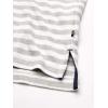 imageNautica Mens Classic Fit 100 Cotton Soft Short Sleeve Stripe Polo ShirtGrey Heather