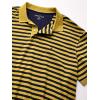 imageNautica Mens Classic Fit 100 Cotton Soft Short Sleeve Stripe Polo ShirtMustard Field