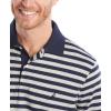 imageNautica Mens Classic Fit 100 Cotton Soft Short Sleeve Stripe Polo ShirtNavy