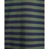 imageNautica Mens Classic Fit 100 Cotton Soft Short Sleeve Stripe Polo ShirtPine Forest
