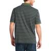 imageNautica Mens Classic Fit 100 Cotton Soft Short Sleeve Stripe Polo ShirtPine Forest