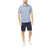 imageNautica Mens Classic Fit Short Sleeve Dual Tipped Collar Polo ShirtLake City Blue