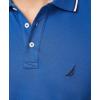 imageNautica Mens Classic Fit Short Sleeve Dual Tipped Collar Polo ShirtMonaco Blue