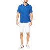 imageNautica Mens Classic Fit Short Sleeve Dual Tipped Collar Polo ShirtMonaco Blue
