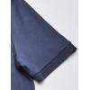 imageNautica Mens Classic Fit Short Sleeve Dual Tipped Collar Polo ShirtNavy Blue 2