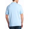 imageNautica Mens Classic Fit Short Sleeve Dual Tipped Collar Polo ShirtNoon Blue