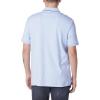 imageNautica Mens Classic Fit Short Sleeve Dual Tipped Collar Polo ShirtNoon Blue