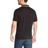imageNautica Mens Classic Fit Short Sleeve Dual Tipped Collar Polo ShirtTrue Black