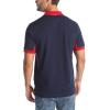 imageNautica Mens Classic Fit Short Sleeve Performance Pique Polo ShirtNavy