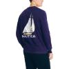 imageNautica Mens LongSleeve Graphic Pocket TShirtViolet Wave