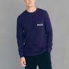 imageNautica Mens LongSleeve Graphic Pocket TShirtViolet Wave