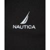 imageNautica Mens Navtech Stripe Collar PoloTrue Black