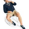 imageNautica Mens Reissue Plaid CableKnit VNeckNavy