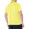 imageNautica Mens Short Sleeve 100 Cotton Pique Color Block Polo ShirtBlazing Yellow