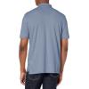 imageNautica Mens Short Sleeve Classic Fit Pique PoloDeep Anchor Heather