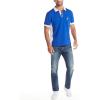imageNautica Mens Short Sleeve Color Block Performance Pique Polo ShirtBright Cobalt