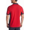imageNautica Mens Short Sleeve Color Block Performance Pique Polo ShirtNautica Red