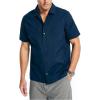 imageNautica Mens Navtech ShortSleeve ShirtMaritime Navy