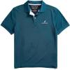 imageNautica Mens Navtech Stripe Collar PoloBlue Coral