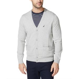 imageNautica Mens Navtech Knit CardiganGrey Heather