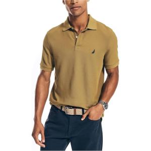 imageNautica Mens Sustainably Crafted Classic Fit Deck PoloArcadia Green