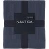 imageNautica  Twin Blanket Diamond Weave Cotton Bedding MediumWeight for All Seasons Ideal Dorm Essentials OekoTex Certified Baird WhiteBaird Navy