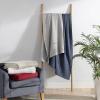 imageNautica  Twin Blanket Diamond Weave Cotton Bedding MediumWeight for All Seasons Ideal Dorm Essentials OekoTex Certified Baird WhiteBaird Red