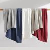 imageNautica  Twin Blanket Diamond Weave Cotton Bedding MediumWeight for All Seasons Ideal Dorm Essentials OekoTex Certified Baird WhiteBaird Red
