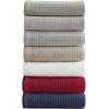 imageNautica  Twin Blanket Diamond Weave Cotton Bedding MediumWeight for All Seasons Ideal Dorm Essentials OekoTex Certified Baird WhiteBaird Sage Green