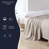 imageNautica  Twin Blanket Diamond Weave Cotton Bedding MediumWeight for All Seasons Ideal Dorm Essentials OekoTex Certified Baird WhiteBaird Sage Green