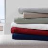 imageNautica  Twin Blanket Diamond Weave Cotton Bedding MediumWeight for All Seasons Ideal Dorm Essentials OekoTex Certified Baird WhiteBaird Sage Green