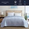 imageNautica  Twin Blanket Ring Spun Cotton Bedding MediumWeight for All Seasons Dorm Room Essentials OekoTex Certified Chevron NavyChevron Light Blue