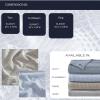imageNautica  Twin Blanket Ring Spun Cotton Bedding MediumWeight for All Seasons Dorm Room Essentials OekoTex Certified Chevron NavyChevron Light Blue