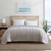 imageNautica  Twin Blanket Ring Spun Cotton Bedding MediumWeight for All Seasons Dorm Room Essentials OekoTex Certified Chevron NavyChevron Light Brown
