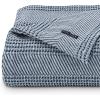 imageNautica  Twin Blanket Ring Spun Cotton Bedding MediumWeight for All Seasons Dorm Room Essentials OekoTex Certified Chevron NavyNavy
